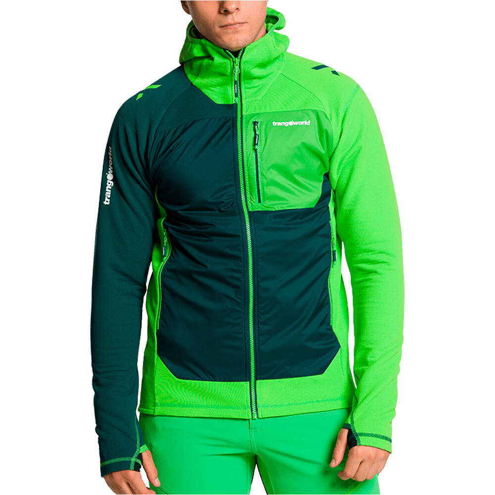 Trango forro polar hombre CHAQUETA TRX2 HYBRID LT EVO vista frontal