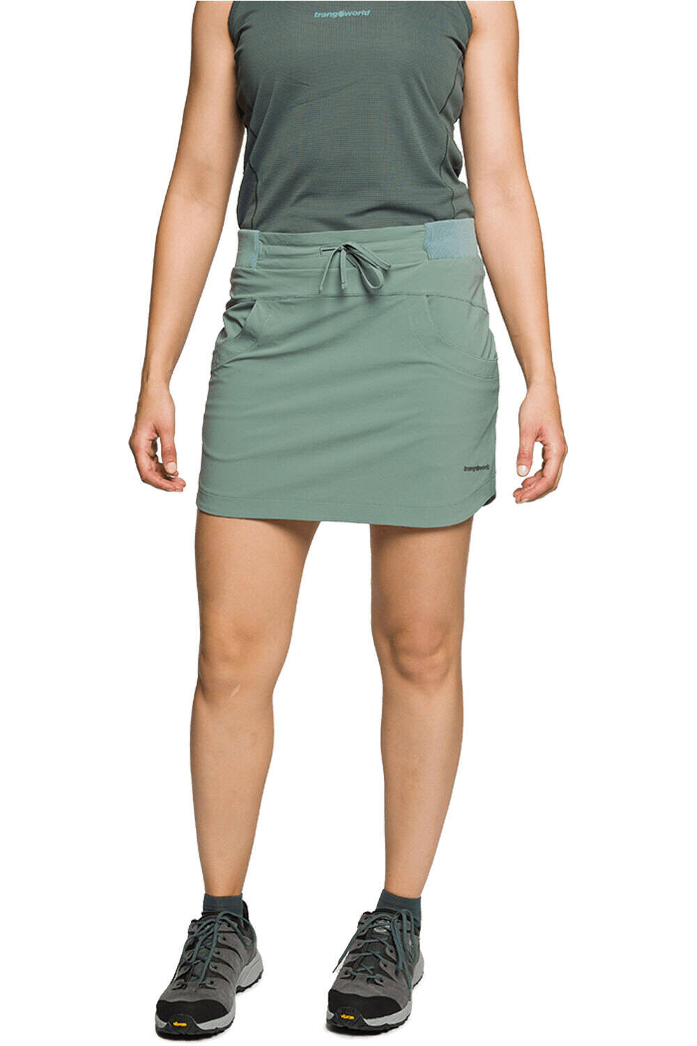 Trango pantalón corto montaña mujer FALDA NANTES SF vista frontal