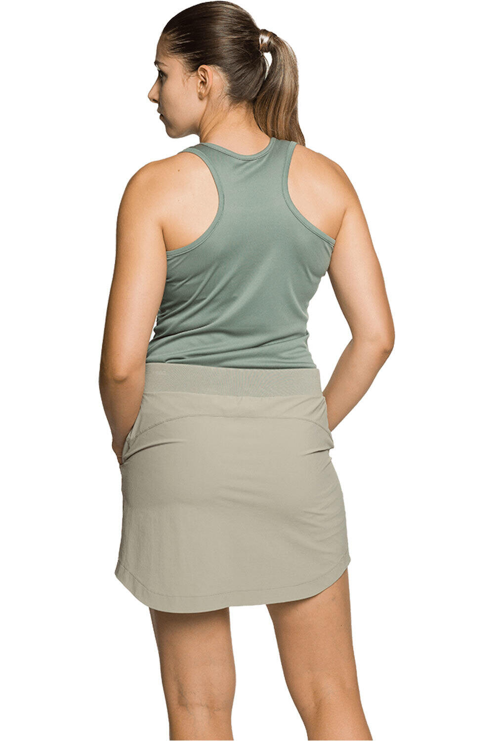 Trango pantalón corto montaña mujer FALDA NANTES SF vista trasera