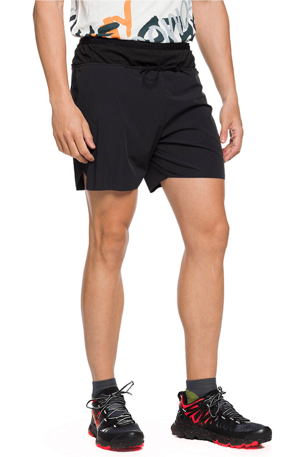 Trango pantalón running hombre PANT. CORTO GROTTE vista frontal