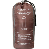 Trekmates varios montaña Thermolite Sleeping Bag Liner 01