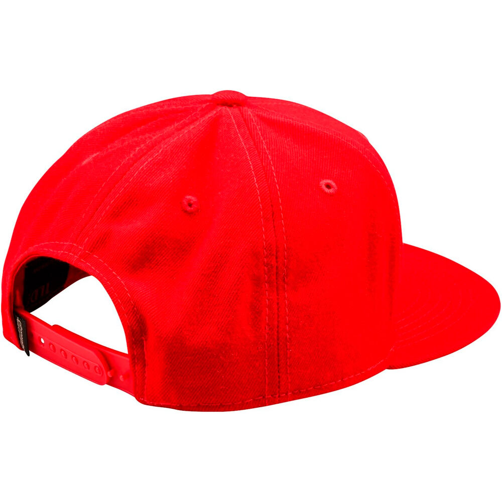Troy-Lee gorras ciclismo FLAT BILL SNAPBACK SIGNATURE vista trasera