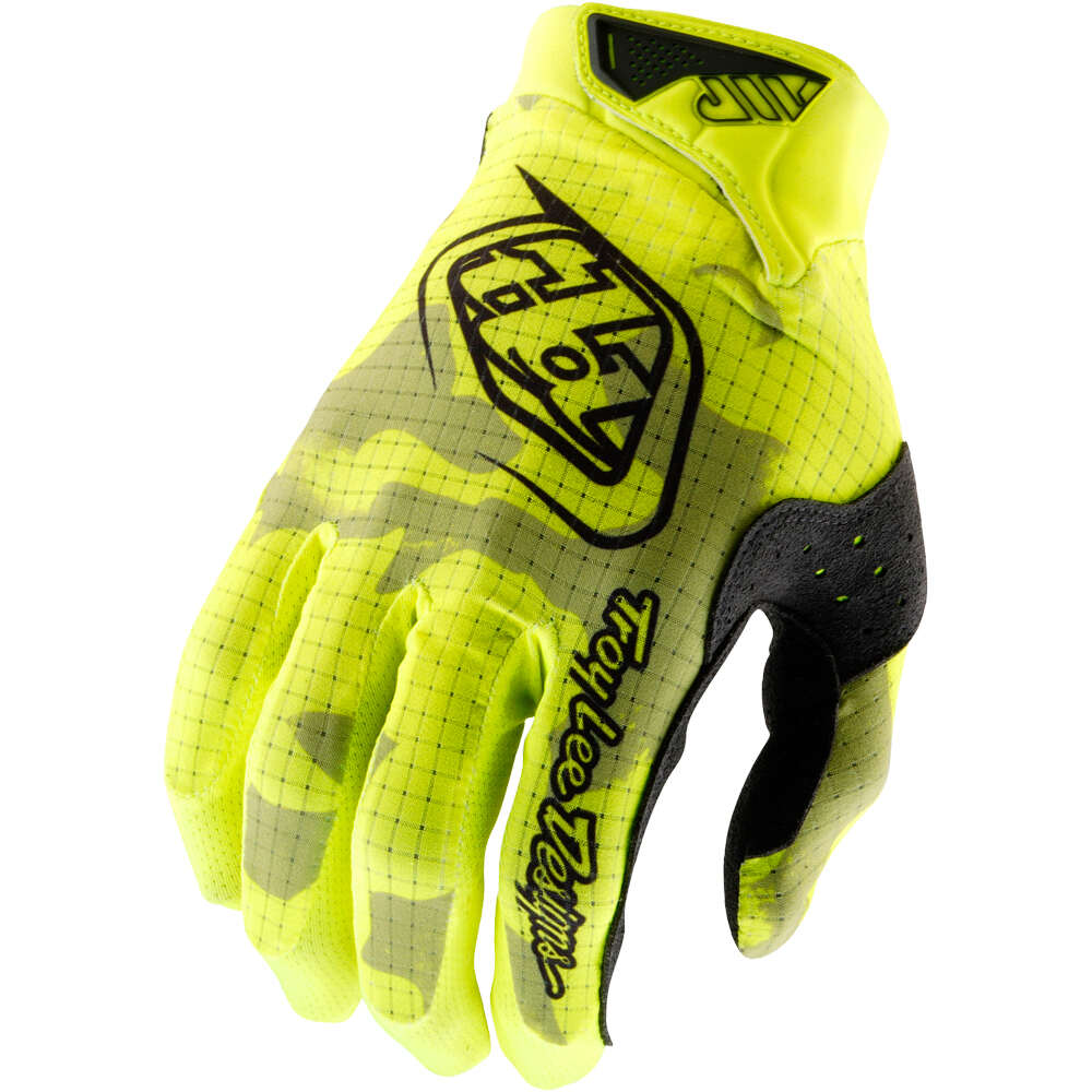 Troy-Lee guantes largos ciclismo AIR GLOVE BLOTTED FLO vista frontal