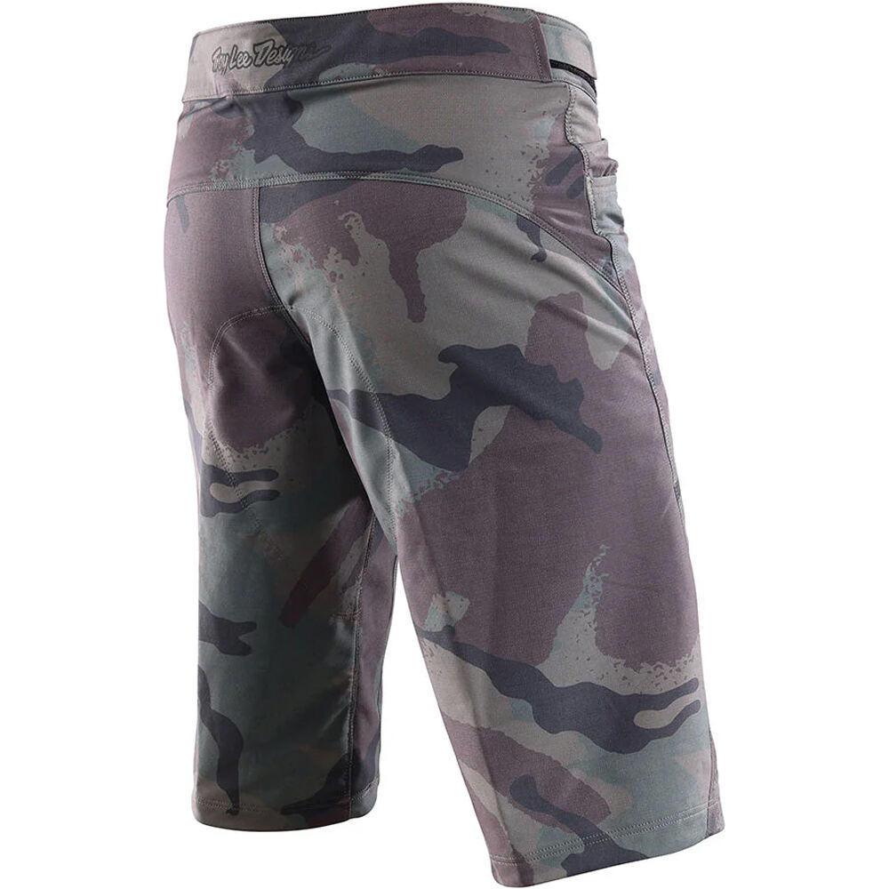 Troy-Lee pantalón corto ciclismo hombre FLOWLINE SHORT CAMO vista trasera