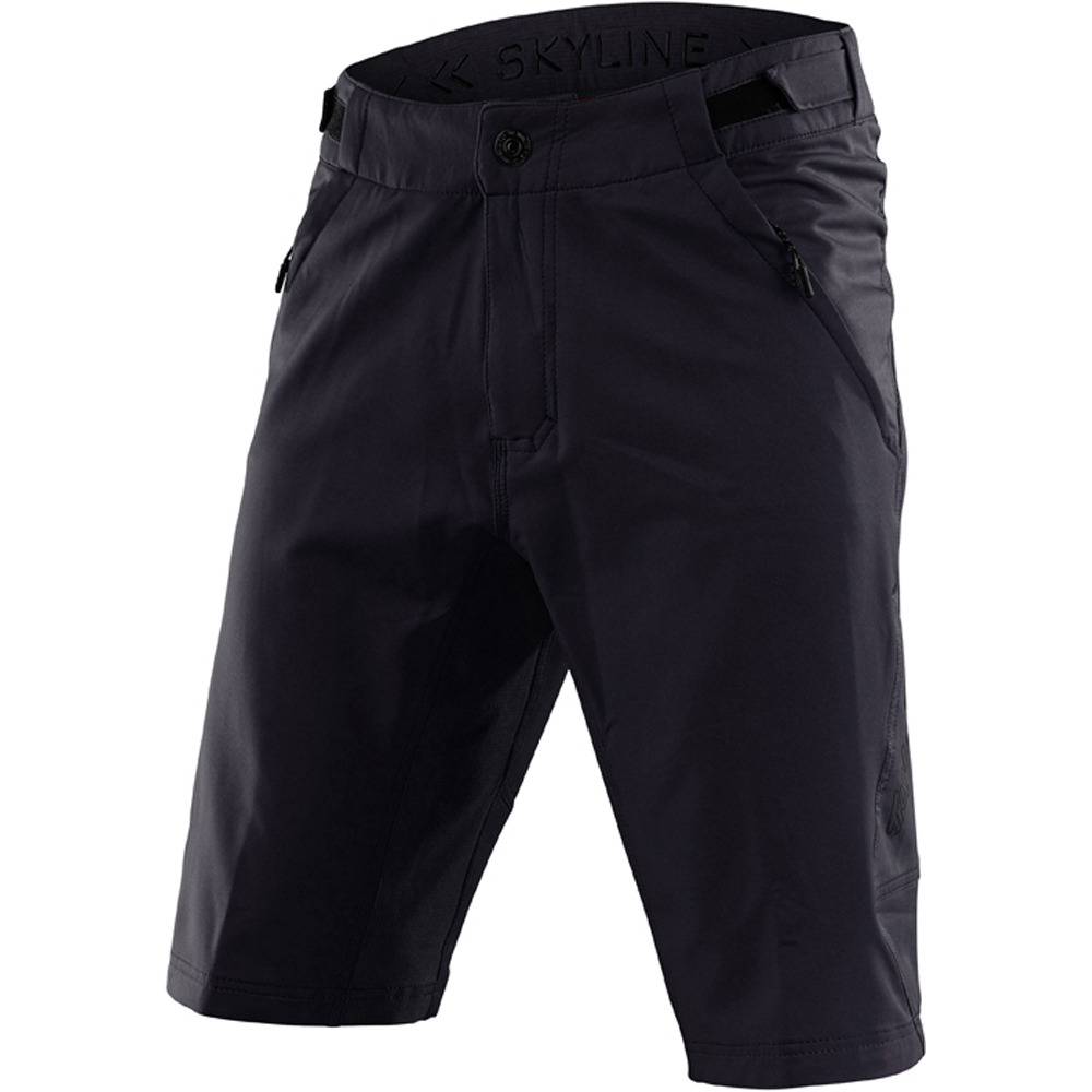 Troy-Lee pantalón corto ciclismo hombre SKYLINE SHORT SHELL MONO vista frontal
