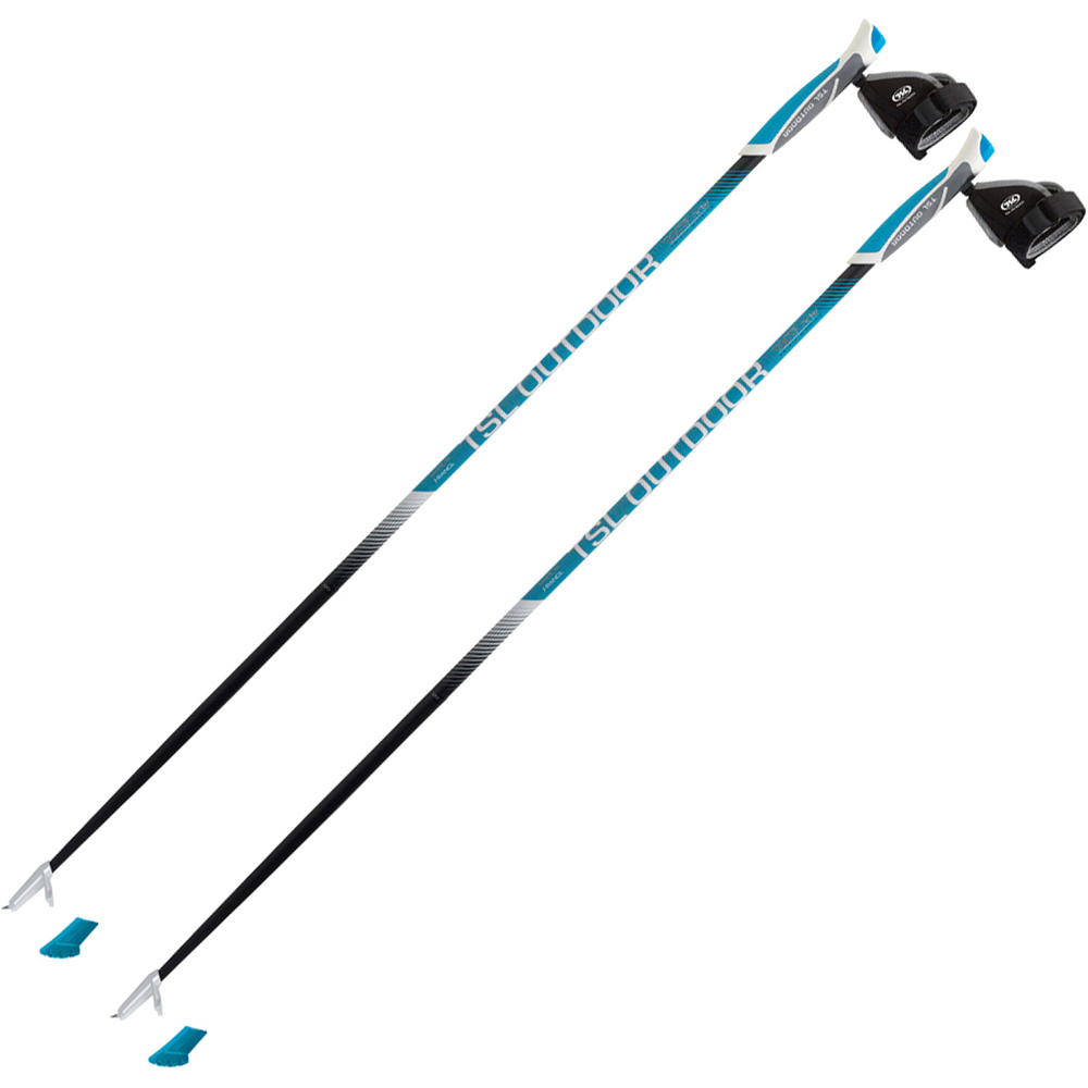 Tsl bastón travesía montaña PAR-Tactil C20 Blue SPIKE vista frontal