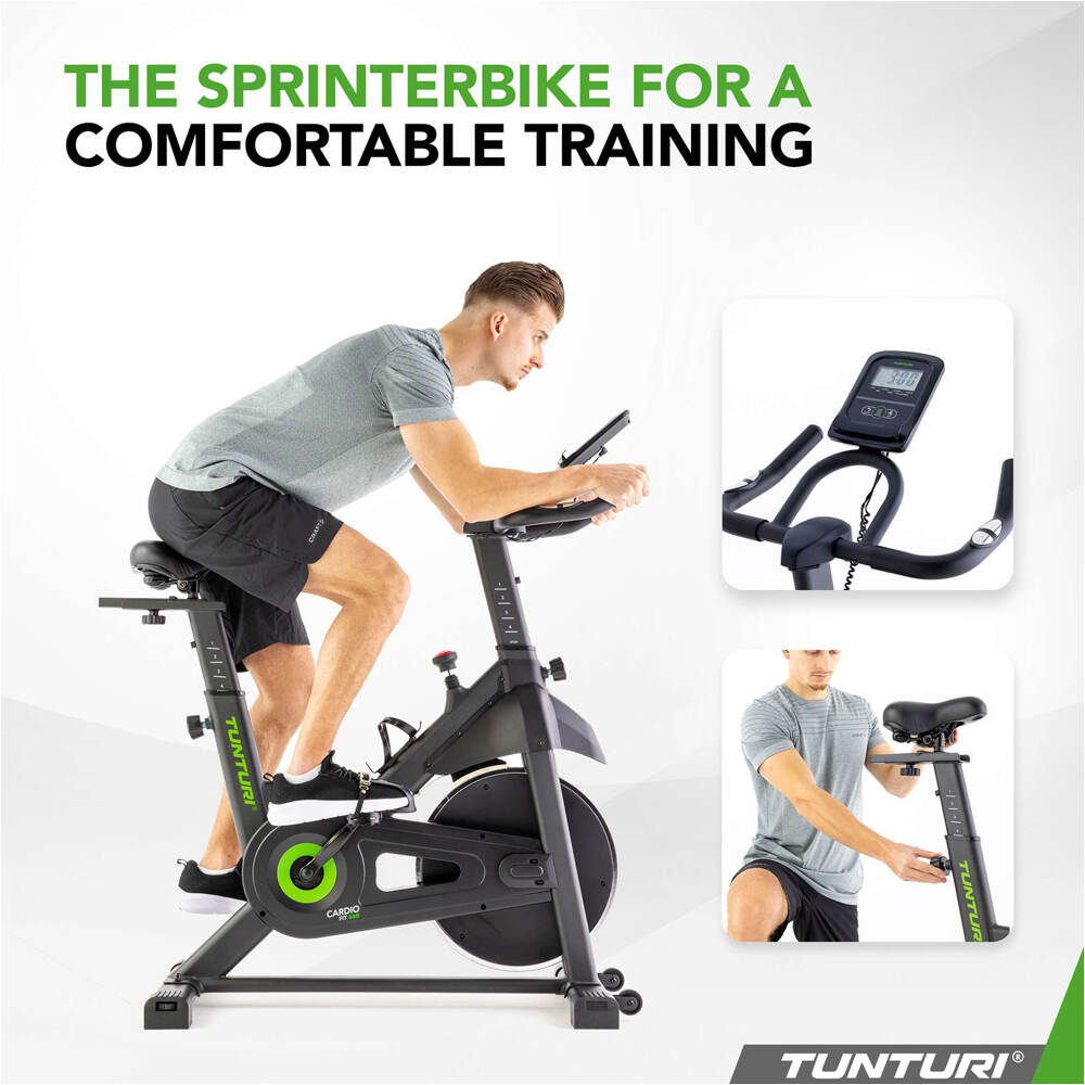 Tunturi bicicleta spinning TUNTURI CARDIO FIT S20 SPRINTER BIKE 08