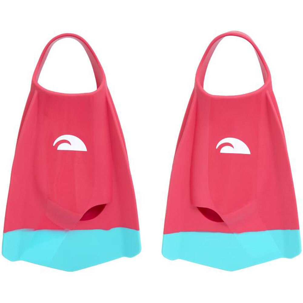 Turbo aletas natación ELITE PRO FINS CORAL vista frontal