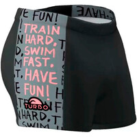 Turbo bañador natación hombre BAND PRINTED TRAIN HARD vista frontal