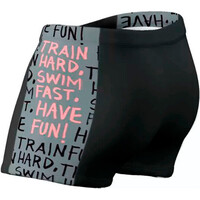 Turbo bañador natación hombre BAND PRINTED TRAIN HARD vista trasera