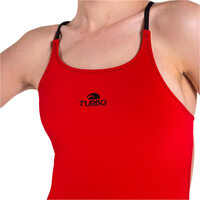 Turbo bañador natación mujer SWIMSUIT WOMEN COMFORT CROSS vista detalle