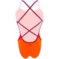 Turbo bañador natación mujer SWIMSUIT WOMEN SIRENE COMFORT TRICOLOR vista trasera