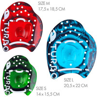 Turbo tabla natación FUSION PROFESSIONAL PADDLES vista frontal