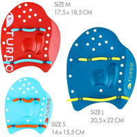 Turbo tabla natación MANOPLA PROFESIONAL vista frontal