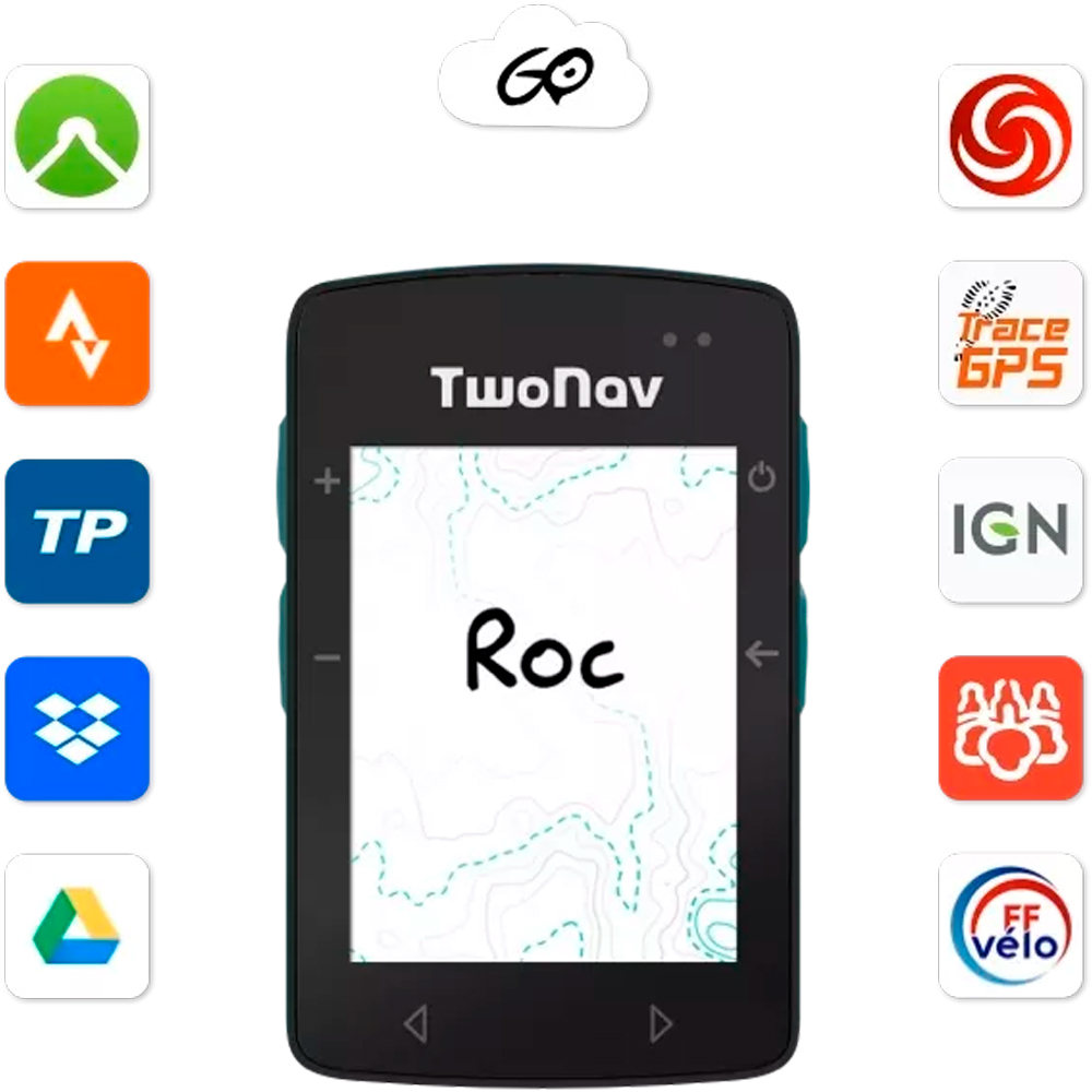 Twonav gps bicicleta Roc Azul 02