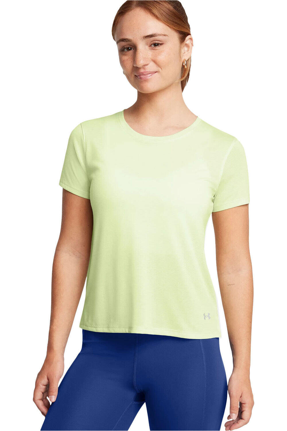 Under Armour camiseta entrenamiento manga corta mujer UA Launch Shortsleeve vista frontal