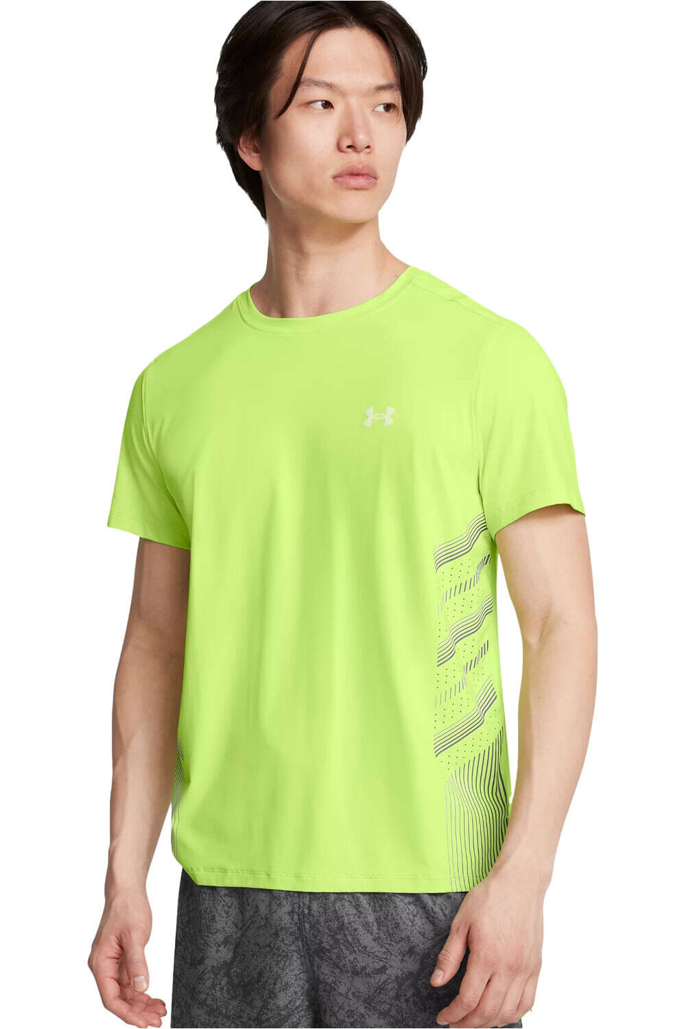 Under Armour camiseta técnica manga corta hombre UA LAUNCH ELITE GRAPHIC SS vista frontal