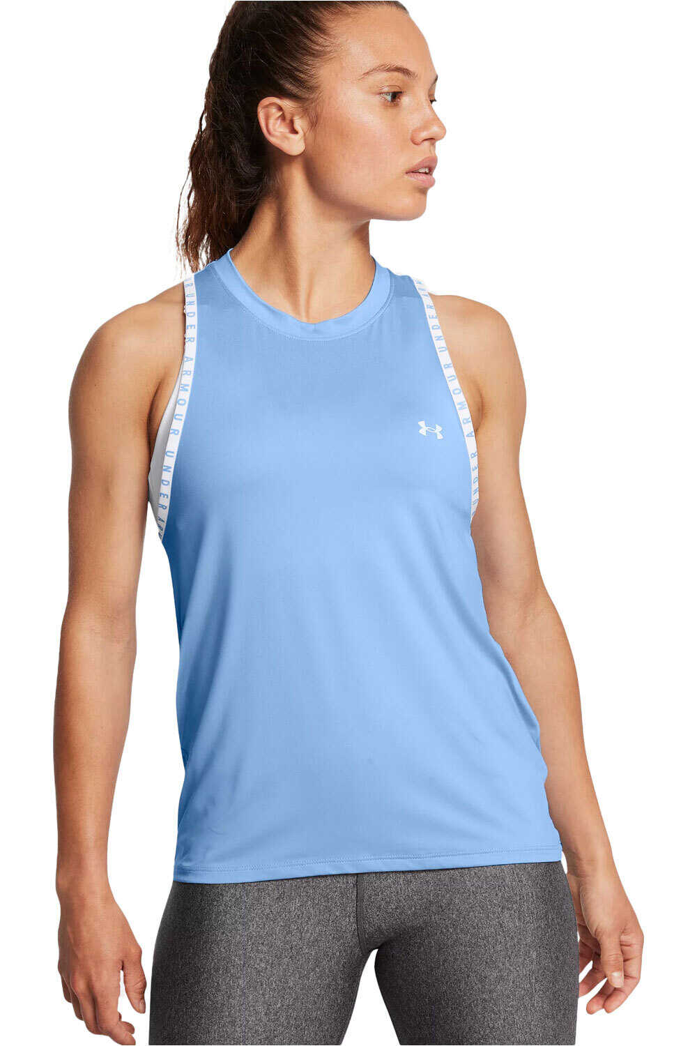 Under Armour camiseta tirantes fitness mujer Knockout Novelty Tank vista frontal