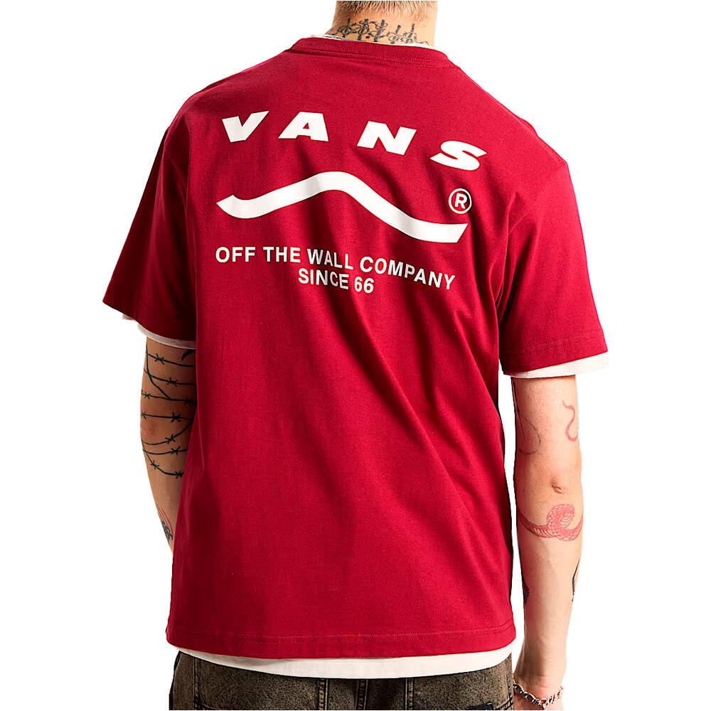 Vans camiseta manga corta hombre Determined SS vista trasera