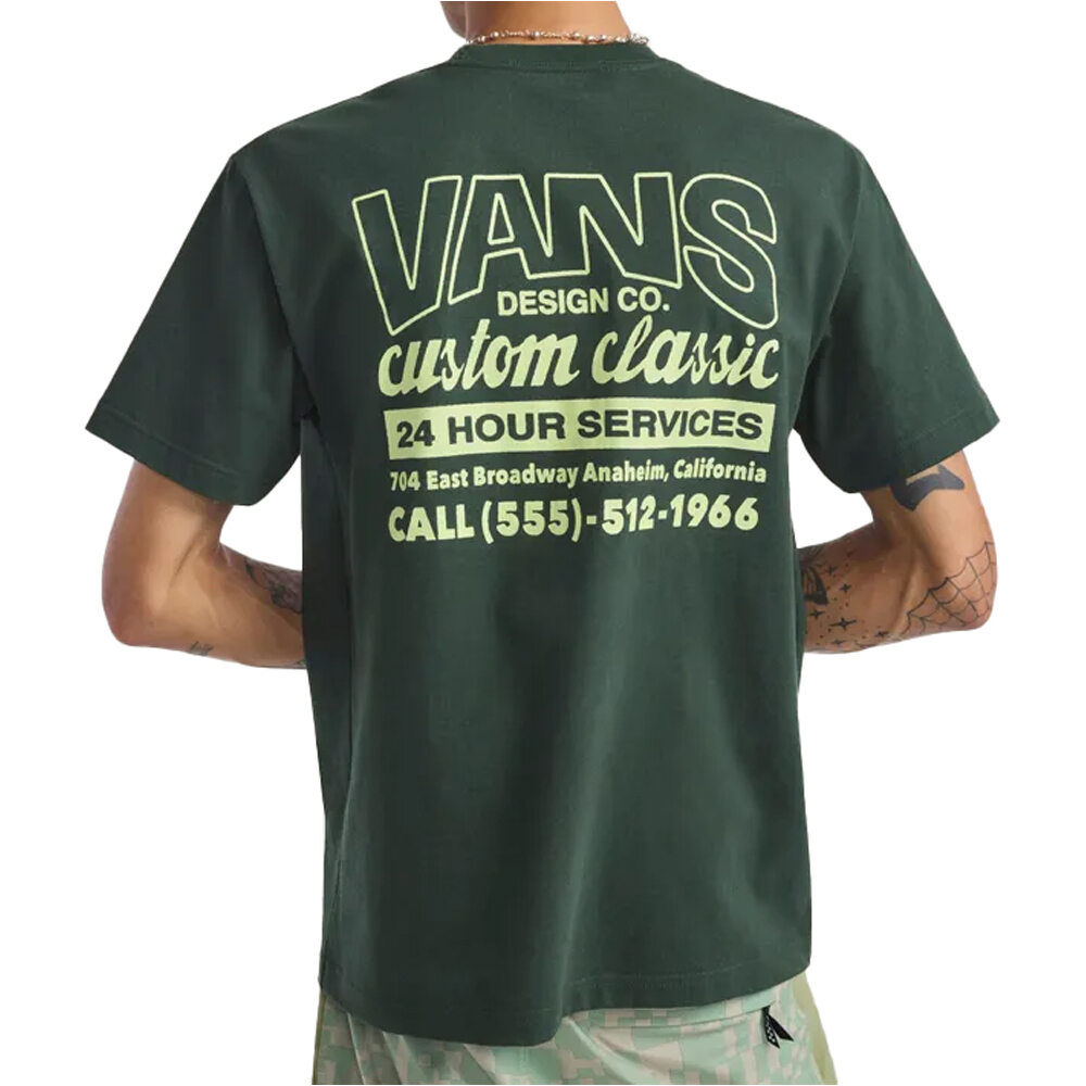 Vans camiseta manga corta hombre Shop Front SS vista trasera