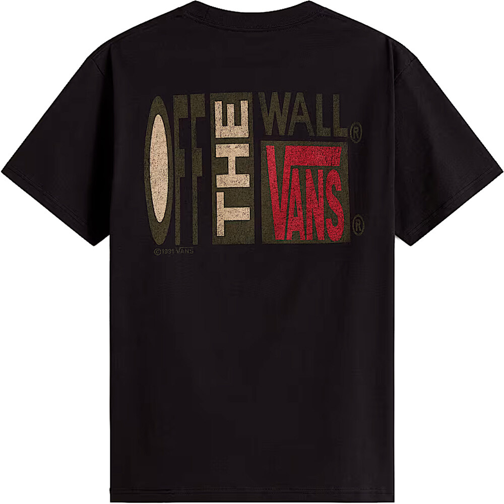Vans camiseta manga corta hombre Stretch Stack Crackle SS Tee vista trasera