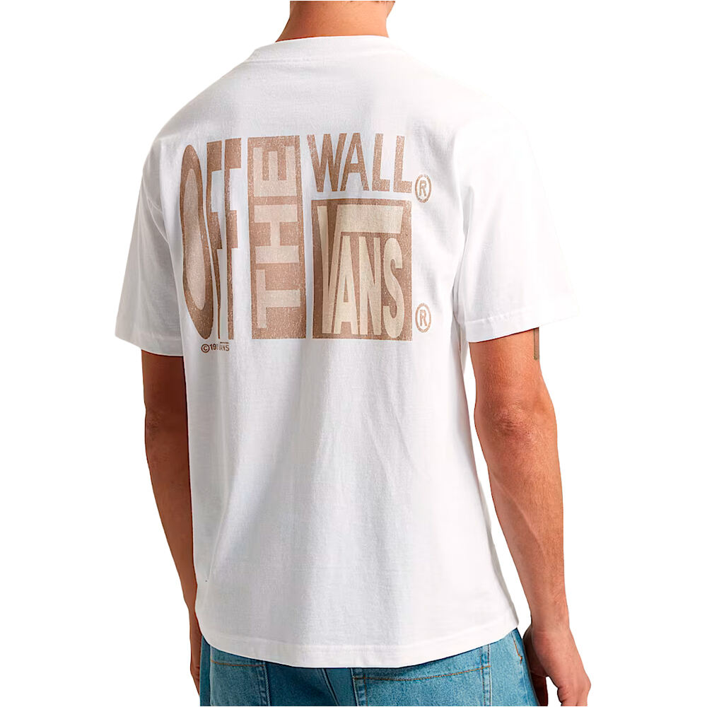 Vans camiseta manga corta hombre Stretch Stack Crackle SS Tee vista trasera
