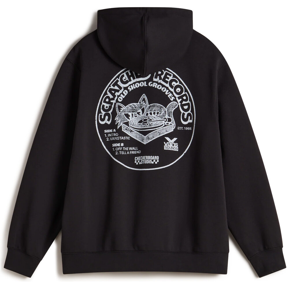 Vans sudadera hombre Scratched Records vista trasera
