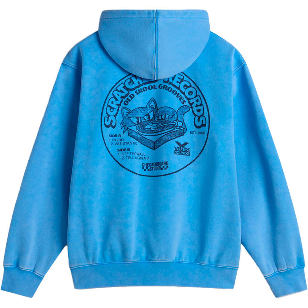 Vans sudadera hombre Scratched Records vista trasera
