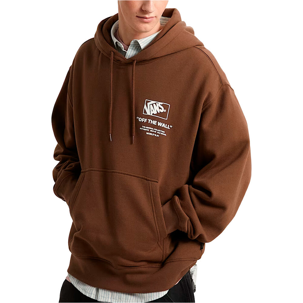 Vans sudadera hombre Stacked Hi Pullover vista frontal