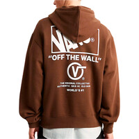 Vans sudadera hombre Stacked Hi Pullover vista trasera