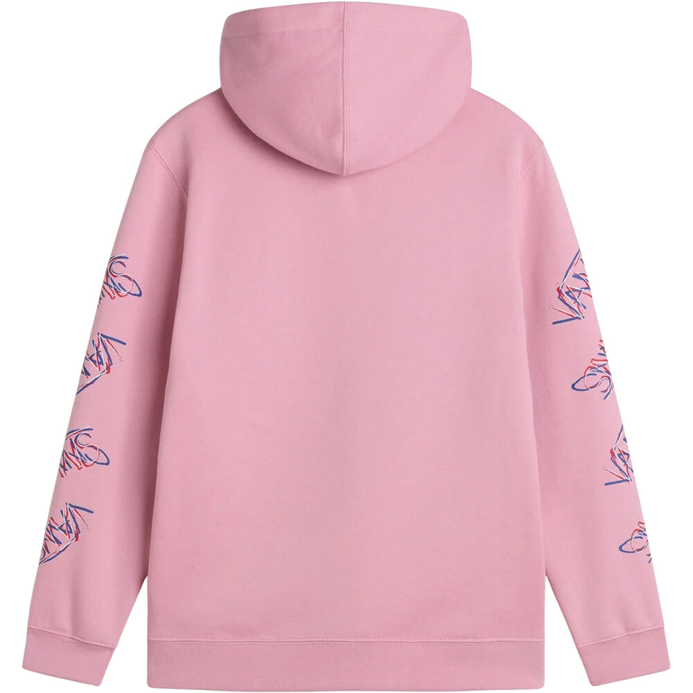 Vans sudadera niña Scribbled Past Pullover vista trasera