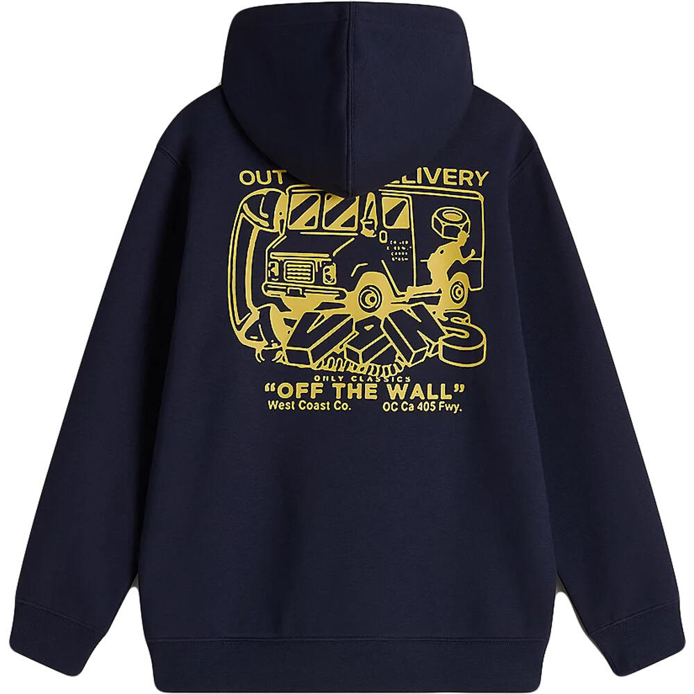 Vans sudadera niño Next Stop Loose vista trasera