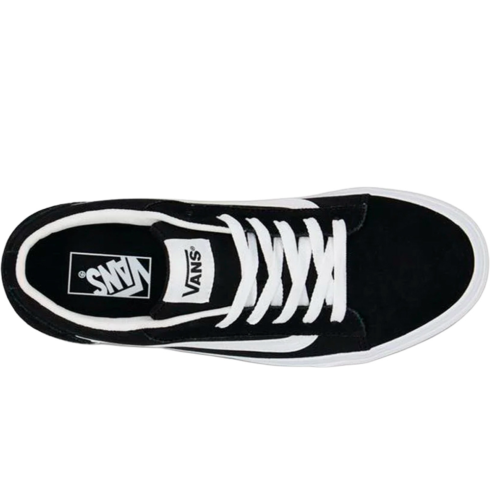 Vans zapatilla moda hombre Vero LS suede canvas vista trasera