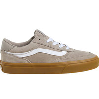 Vans zapatilla moda mujer Brooklyn LS SUEDE GUM MOON ROCK lateral exterior