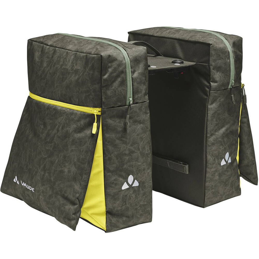Vaude alforjas bicicleta TwinZipper (UniKlip 2) vista frontal