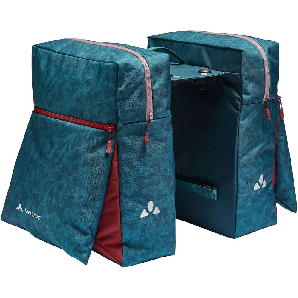 Vaude alforjas bicicleta TwinZipper (UniKlip 2) vista frontal