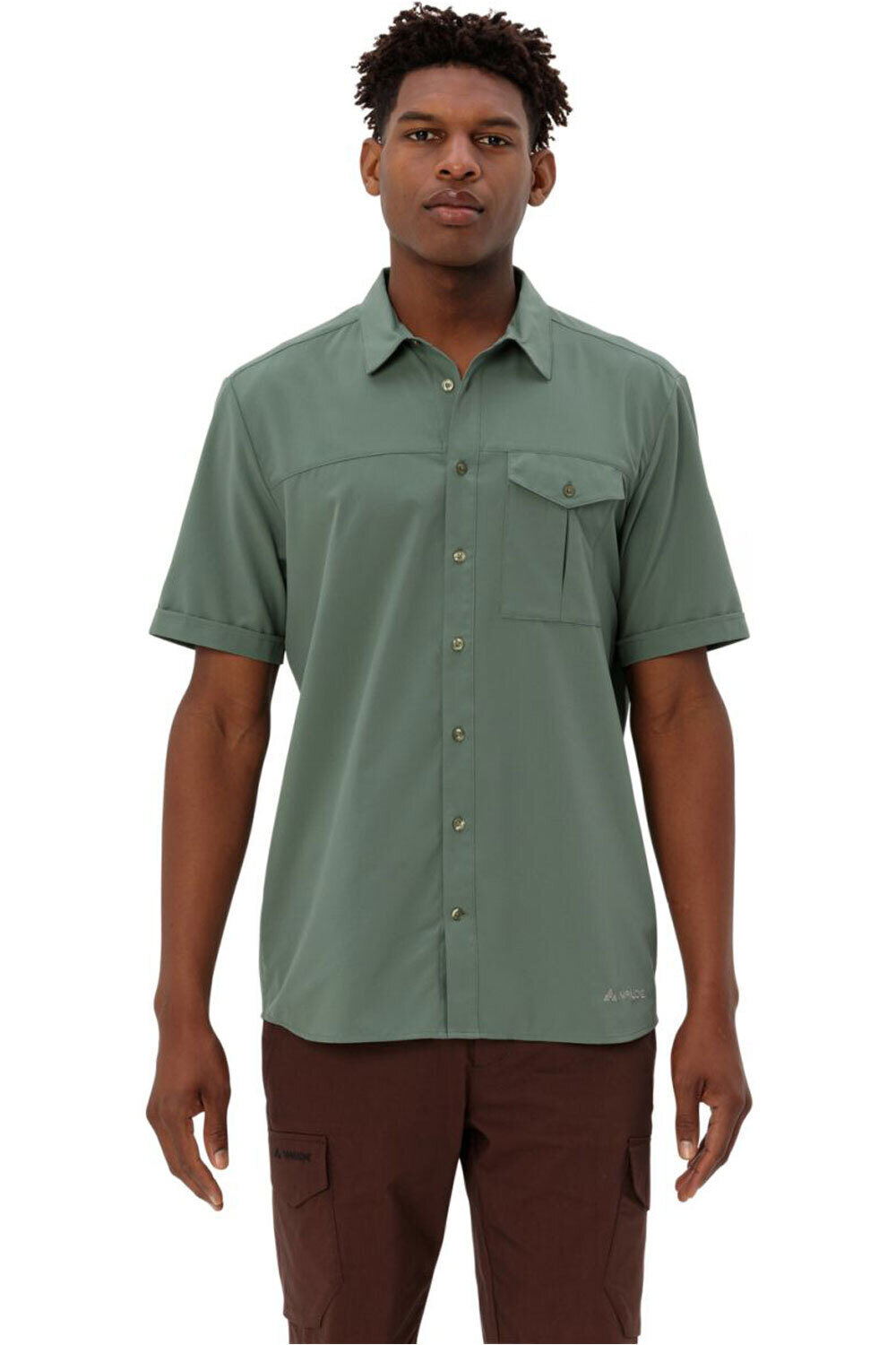 Vaude camisa montaña manga corta hombre Men s Rosemoor Shirt II vista frontal