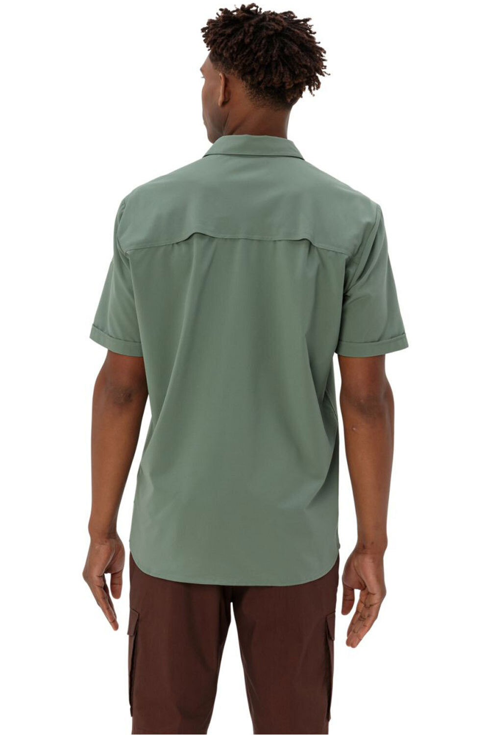 Vaude camisa montaña manga corta hombre Men s Rosemoor Shirt II vista trasera