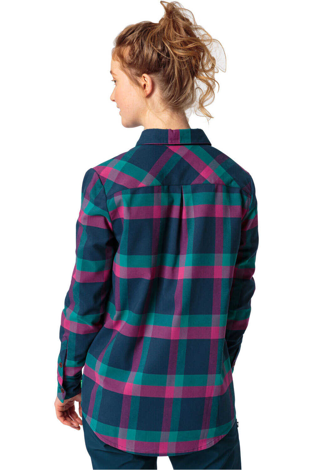 Vaude camisa montaña manga larga mujer Women's Farsund LS Shirt III vista trasera