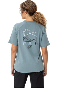 Vaude camiseta ciclismo mujer Women's Cyclist Casual Shirt vista trasera