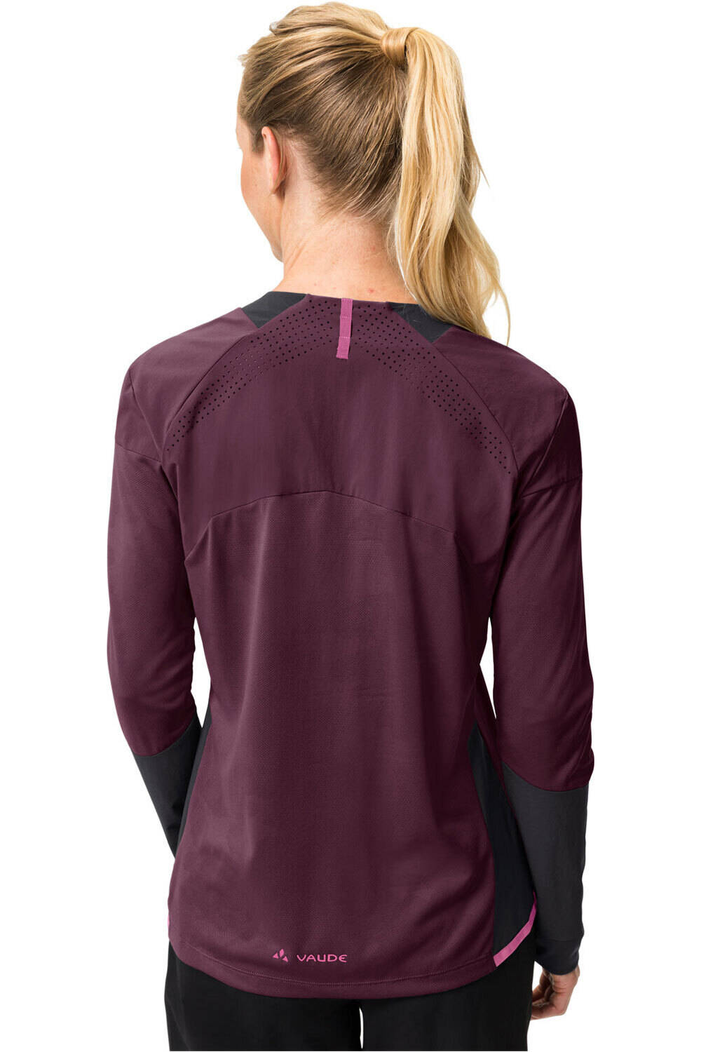 Vaude camiseta ciclismo mujer Women's Moab LS PRO Shirt vista trasera