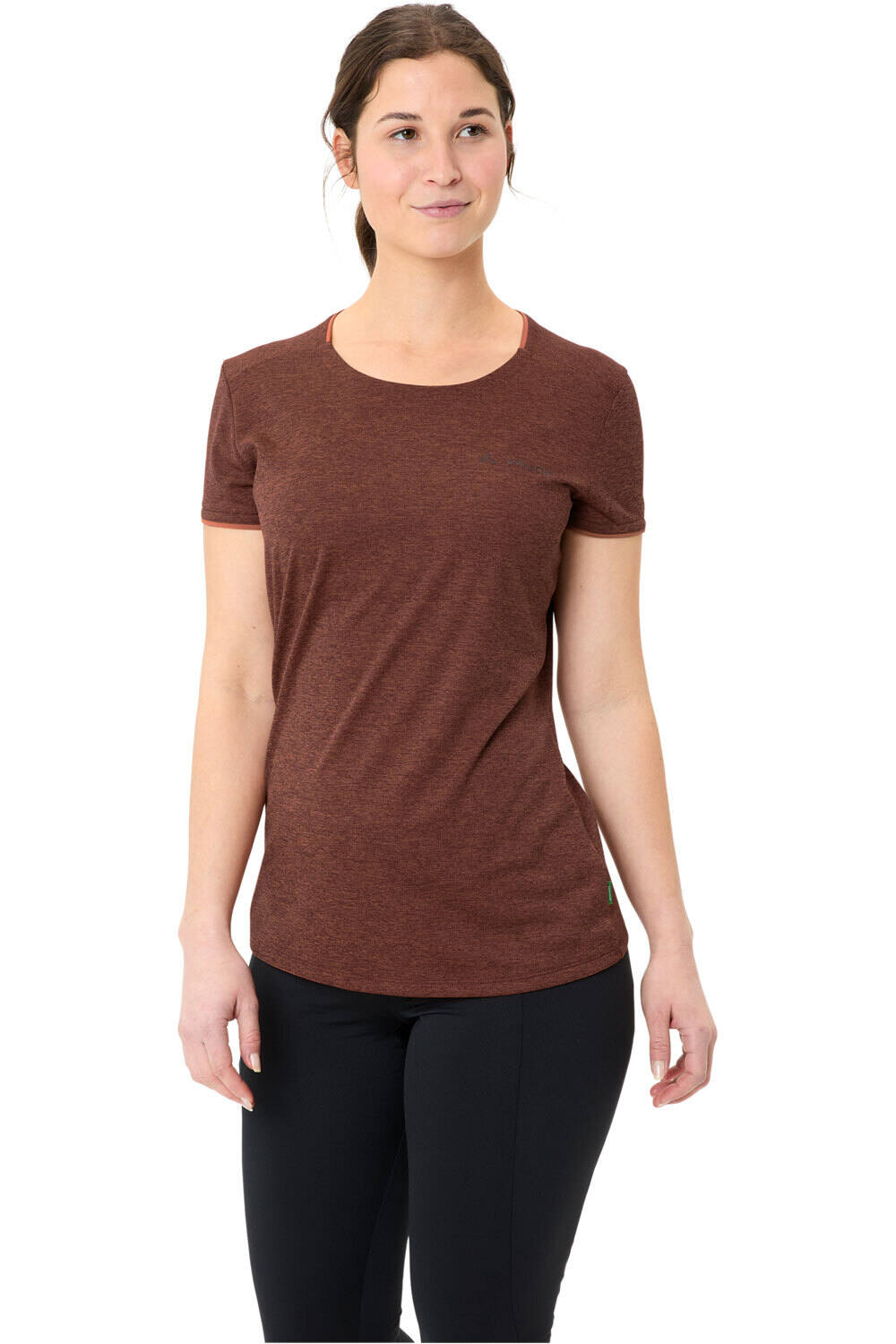 Vaude camiseta montaña manga corta mujer Women's Essential T-Shirt vista detalle