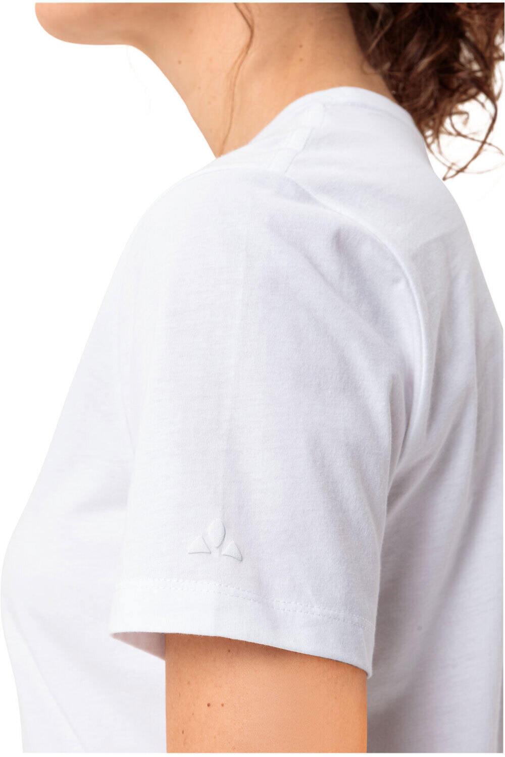 Vaude camiseta montaña manga corta mujer Women's Logo T-Shirt II vista detalle