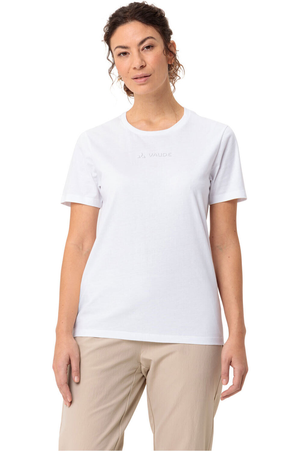 Vaude camiseta montaña manga corta mujer Women's Logo T-Shirt II vista frontal
