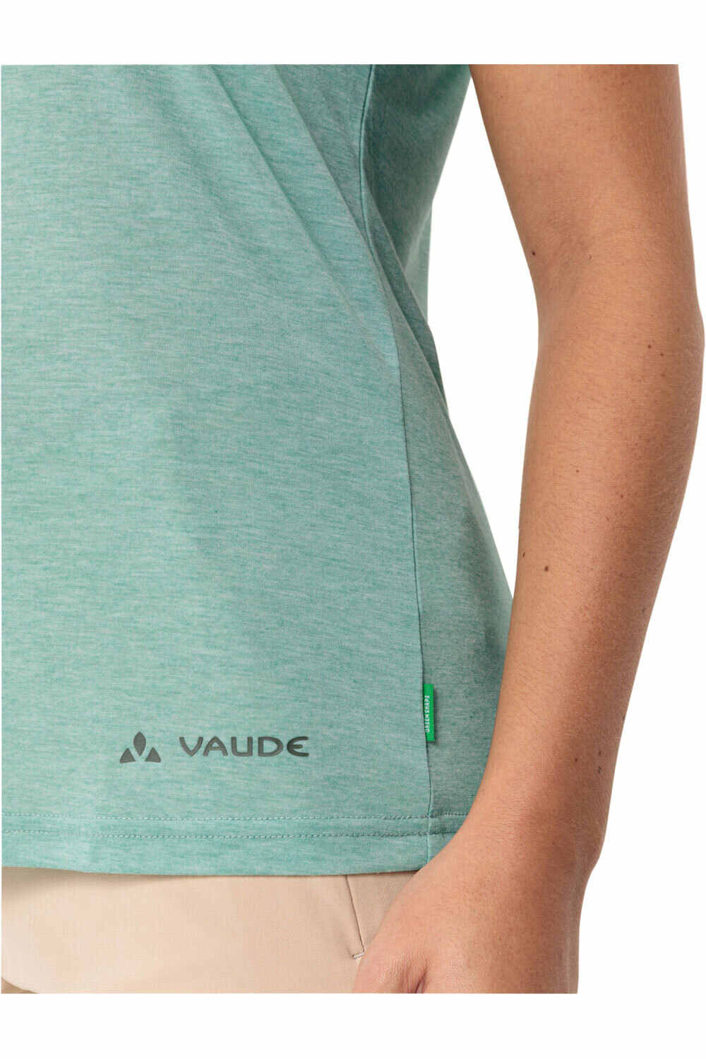 Vaude camiseta montaña manga corta mujer Women's Skomer Hiking T-Shirt II vista detalle