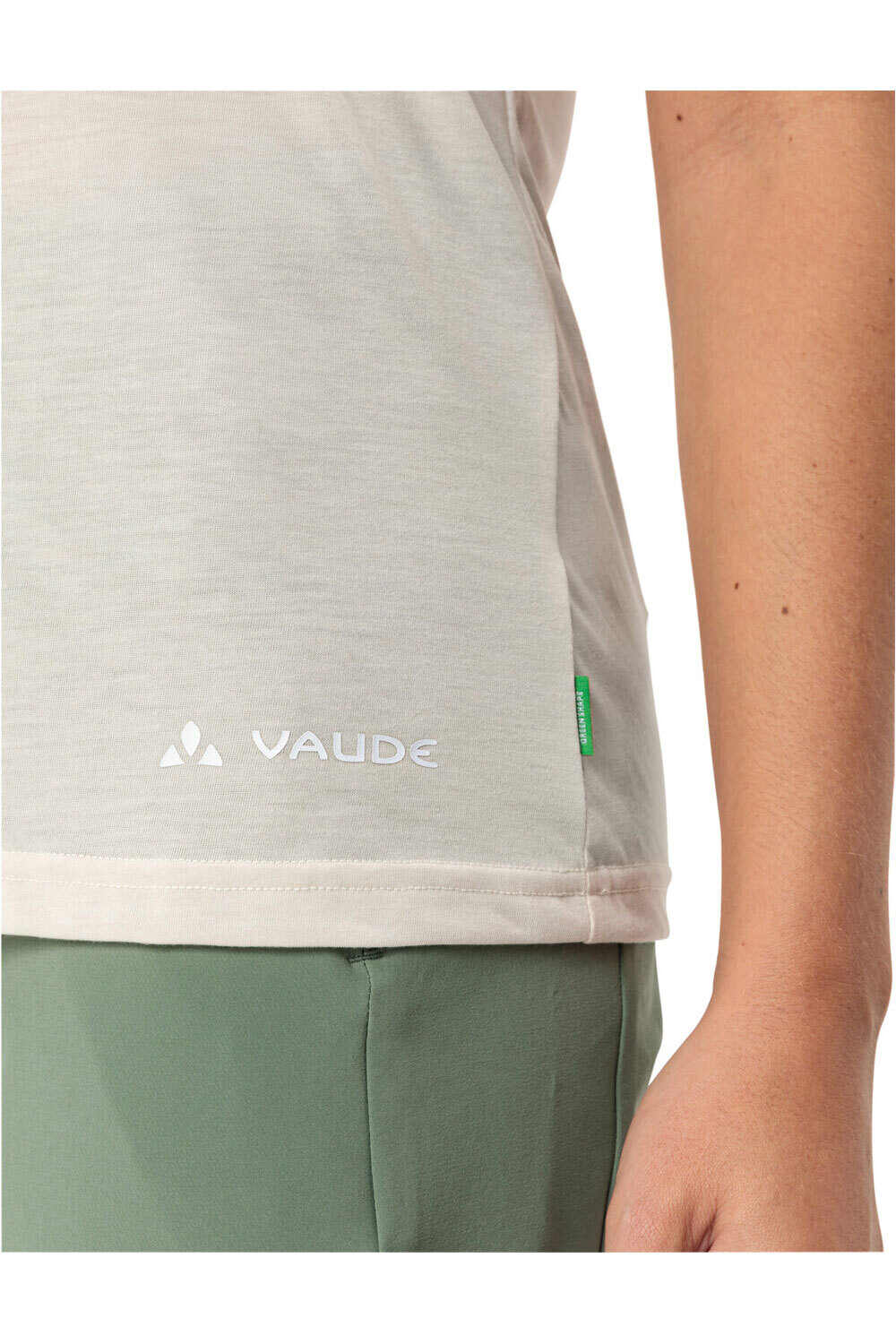 Vaude camiseta montaña manga corta mujer Women's Skomer Hiking T-Shirt II vista detalle