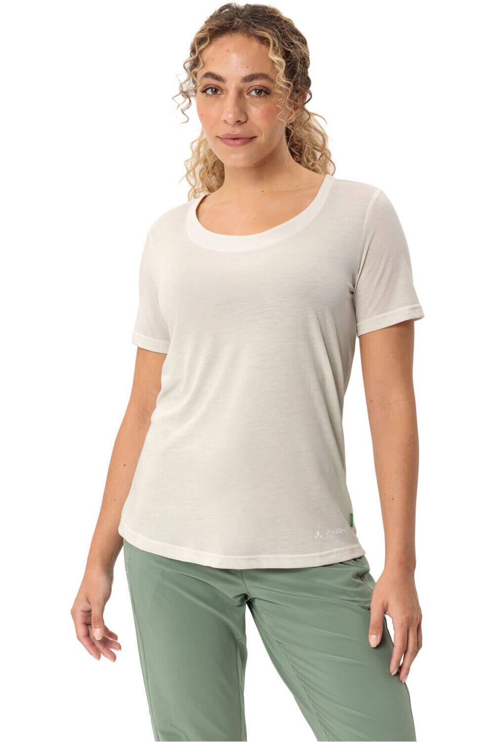 Vaude camiseta montaña manga corta mujer Women's Skomer Hiking T-Shirt II vista frontal