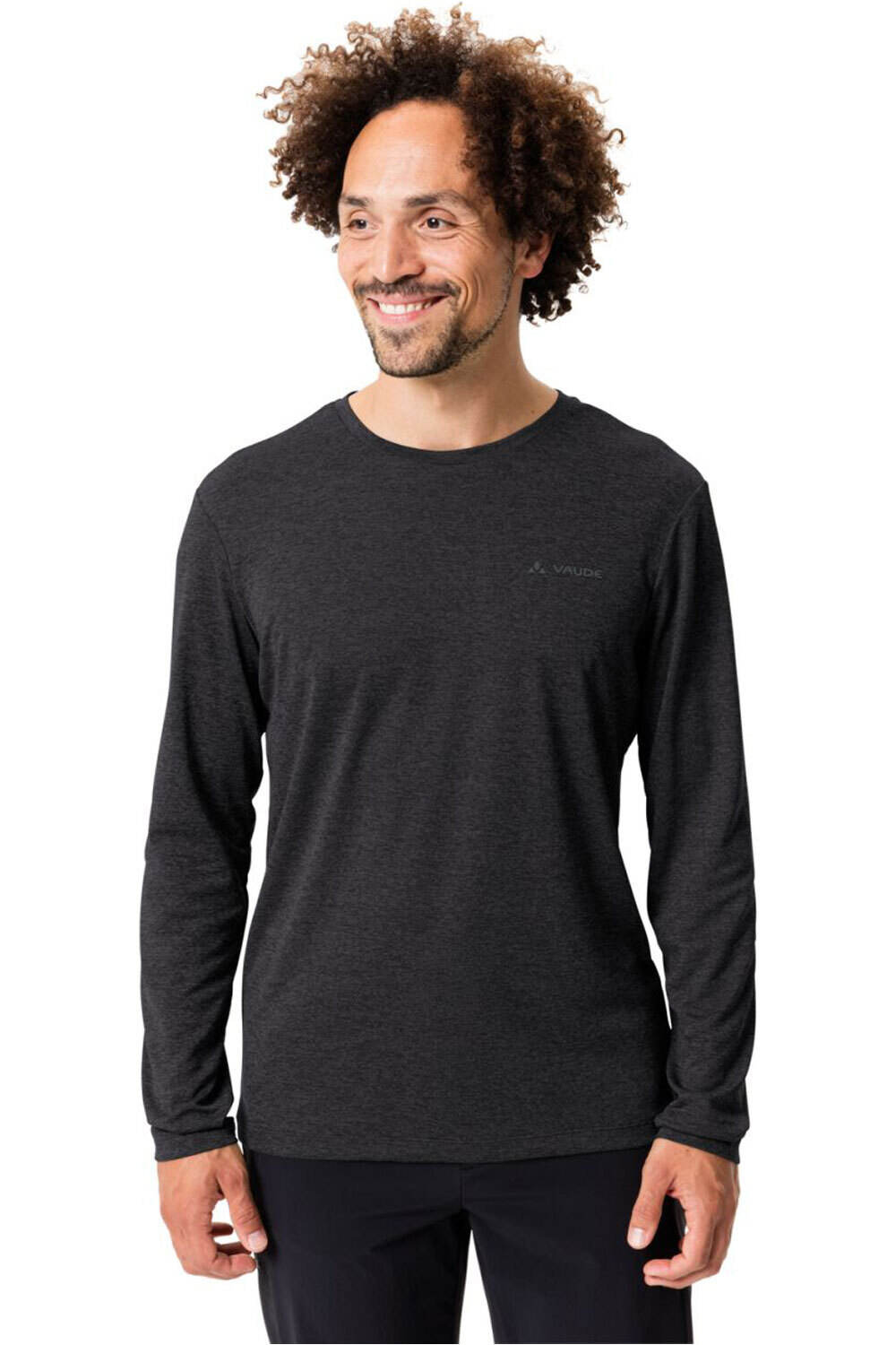Vaude camiseta montaña manga larga hombre Men's Essential LS T-Shirt vista frontal