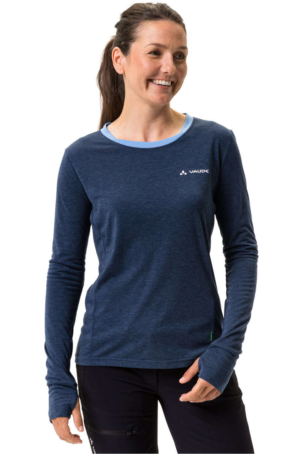 Vaude camiseta montaña manga larga mujer Women's Sveit LS Shirt II vista frontal