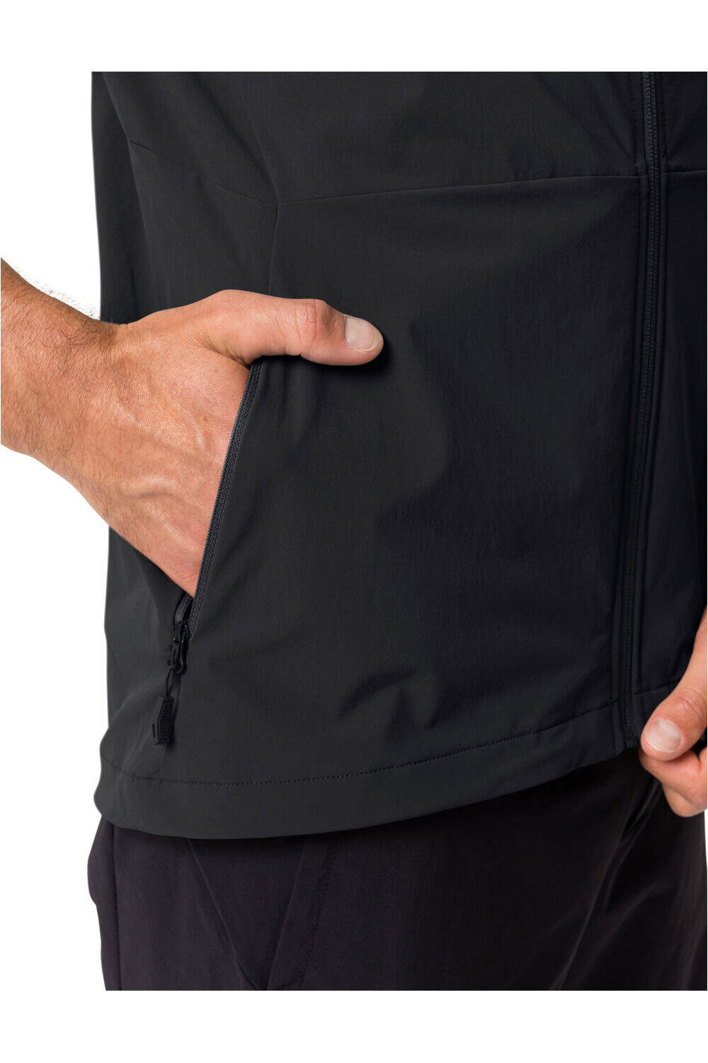 Vaude chaleco ciclismo cortavientos Men's Yaras Vest vista detalle